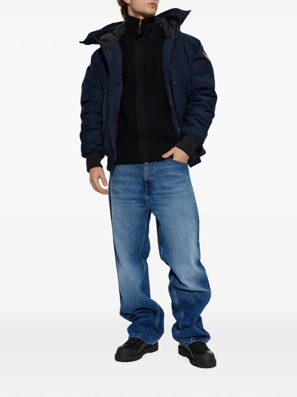 Canada Goose Chilliwack gewatteerd jack met capuchon Blauw