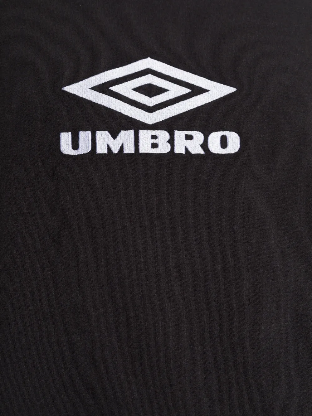 UMBRO T-shirt met geborduurd logo Zwart