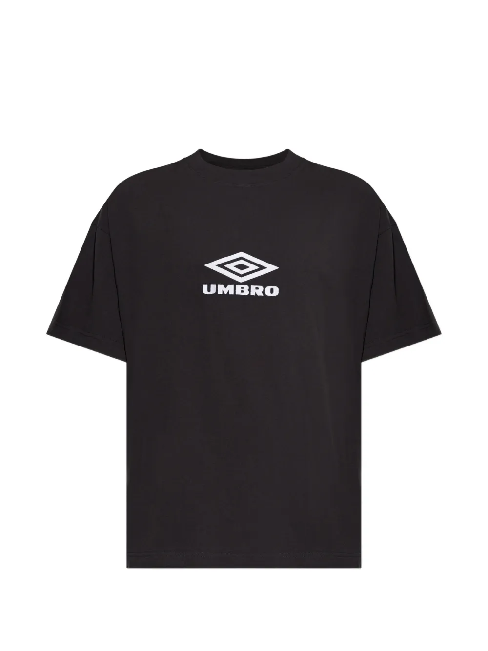 Umbro Logo-embroidered T-shirt In Black