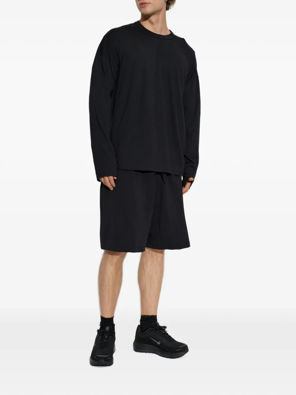 Nike long-sleeve T-shirt Zwart