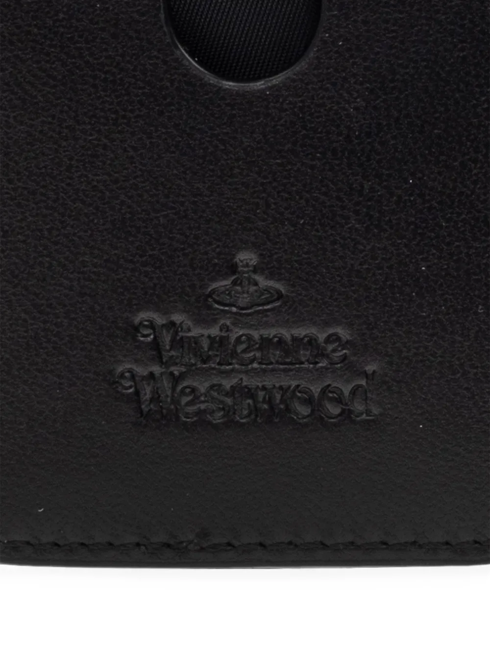 Vivienne Westwood MagSafe pasjeshouder met Orb-reliëf Zwart