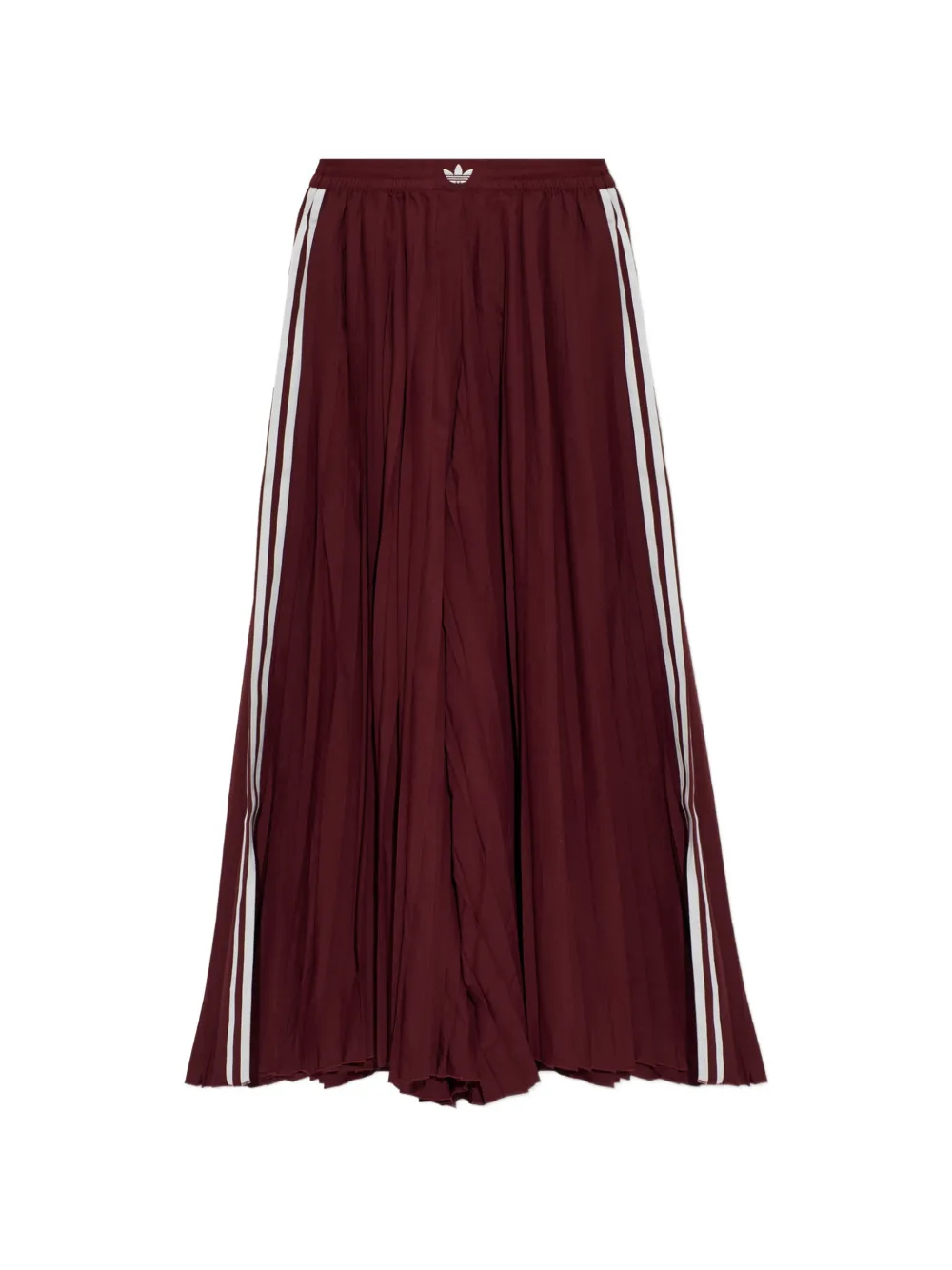 adidas pleated wide-leg track pants - Rosso