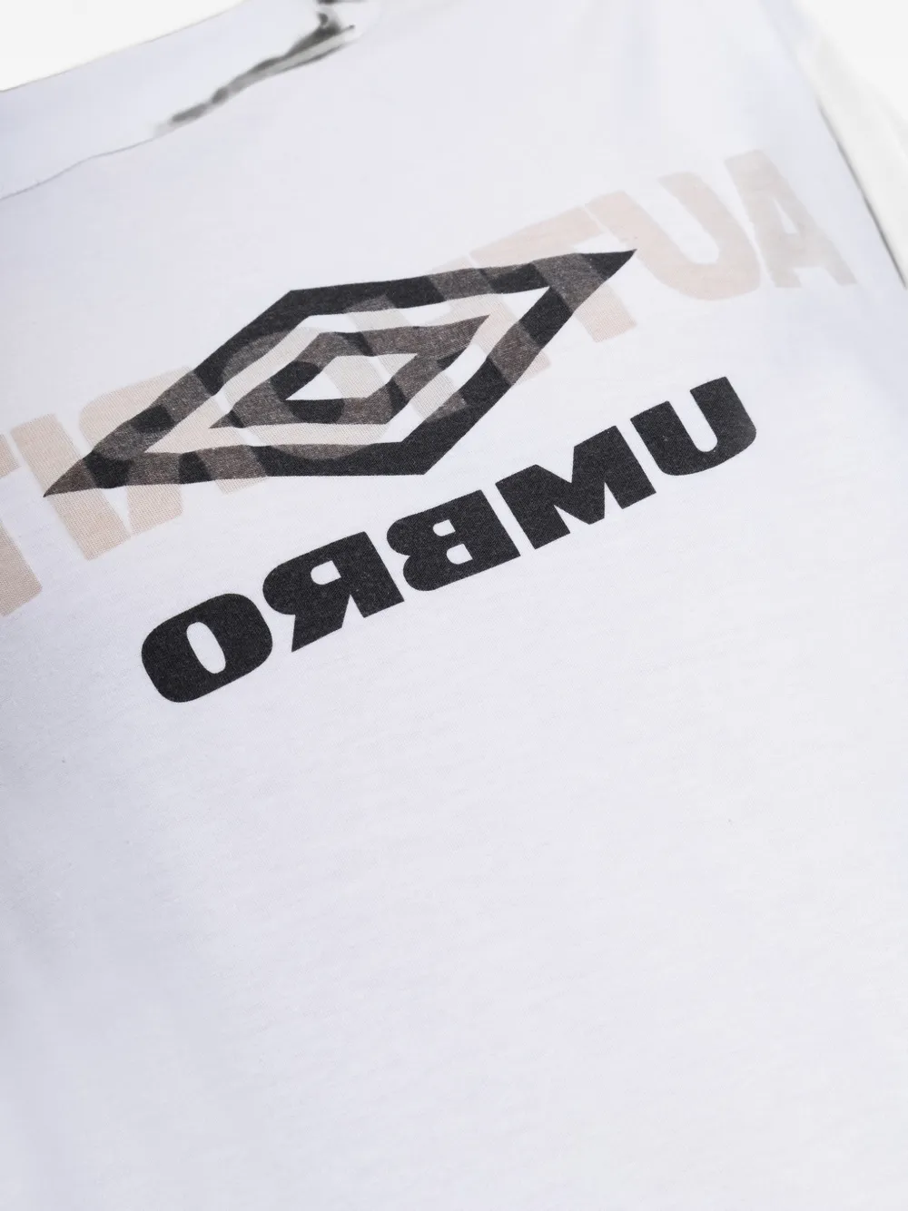 UMBRO Katoenen T-shirt met logoprint Wit