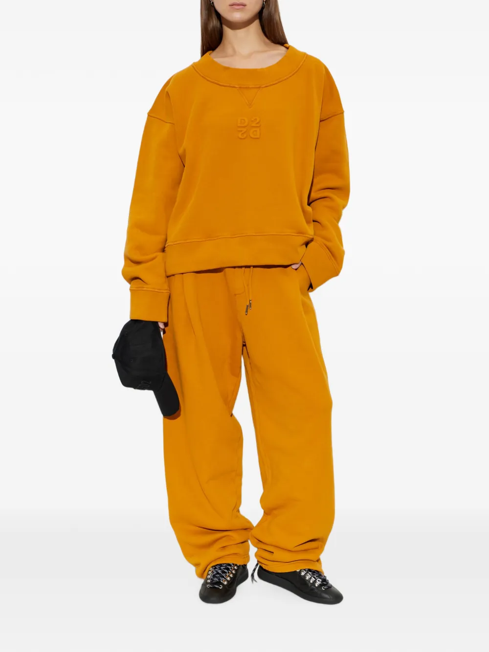 DSQUARED2 Trainingsbroek met trekkoord Oranje
