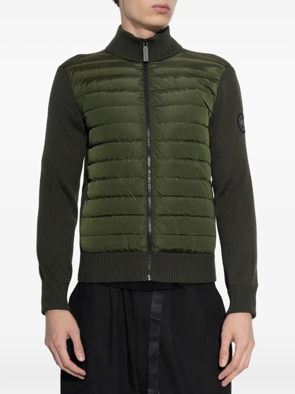 Canada Goose Hybridge quilted jacket Groen