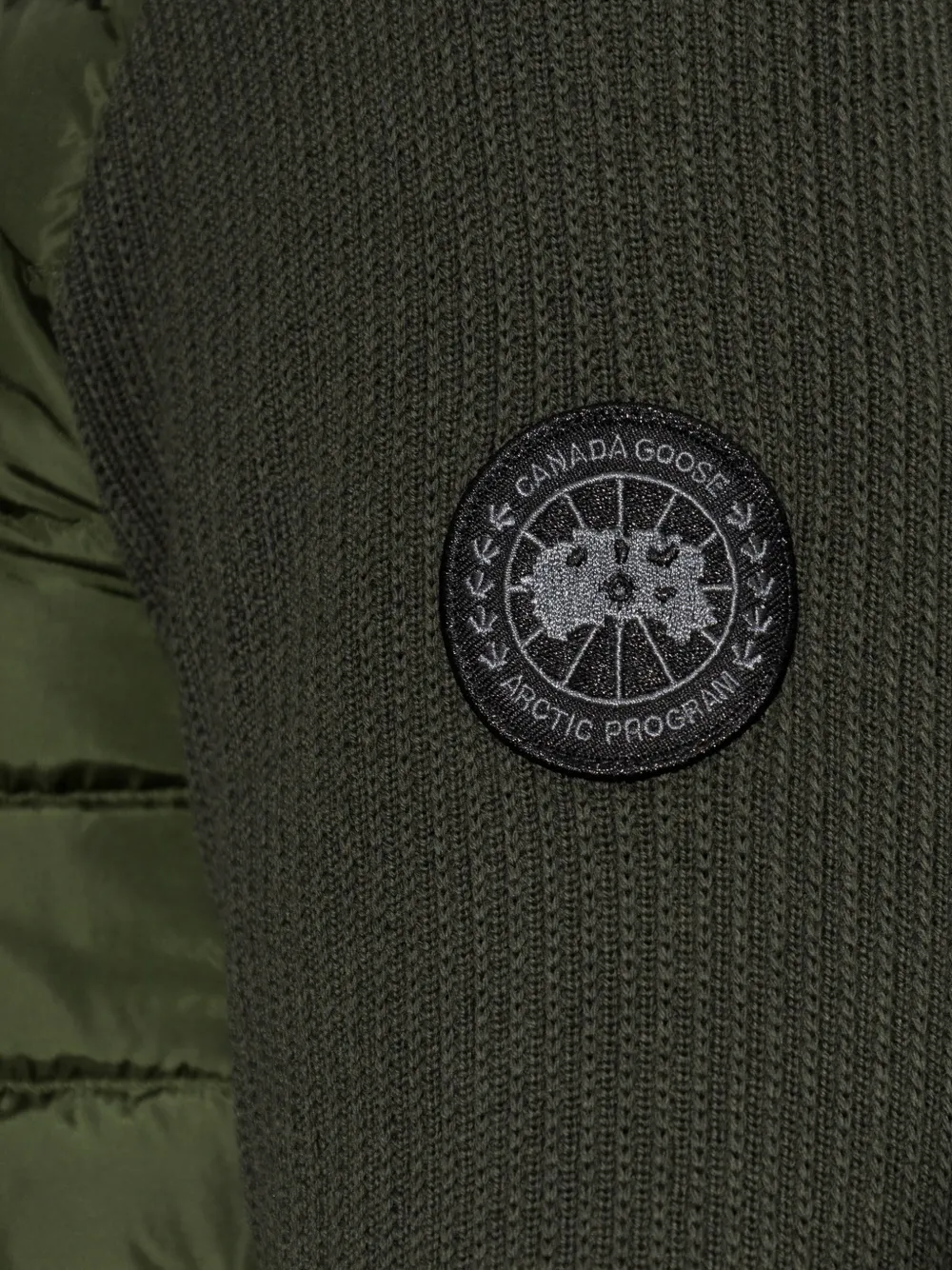 Canada Goose Hybridge quilted jacket Groen