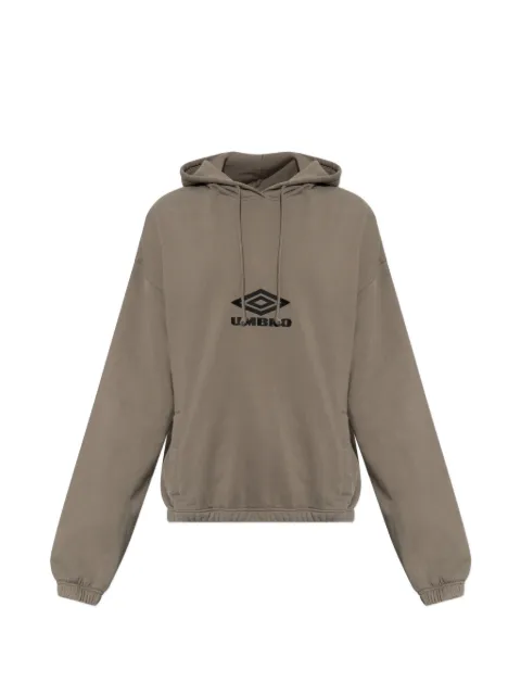 UMBRO logo-embroidered drawstring hoodie
