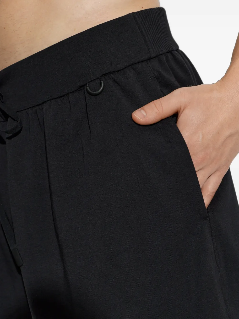 Nike drawstring track shorts Zwart
