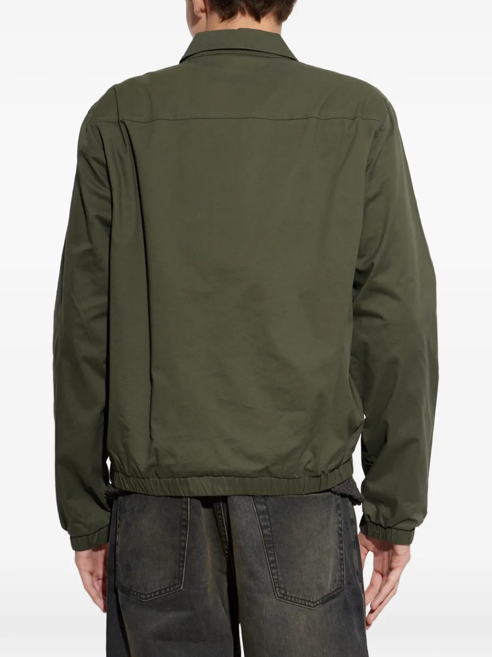 rag & bone Jack met geborduurd logo en rits Groen