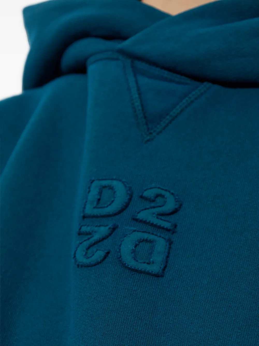 DSQUARED2 Hoodie met logo-applicatie Blauw