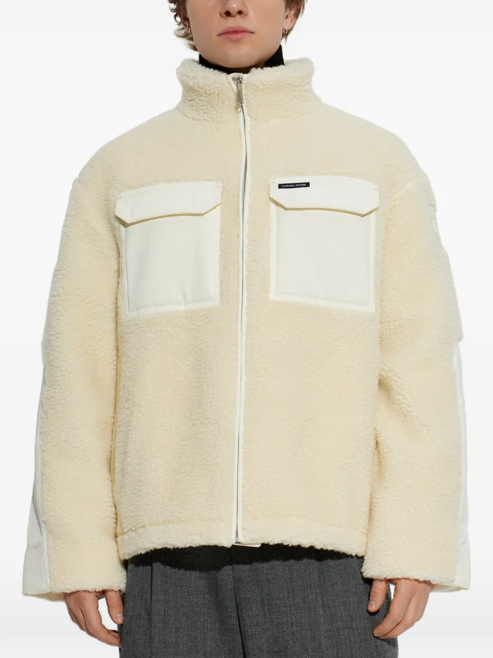 Canada Goose Harrier fleece jacket Beige
