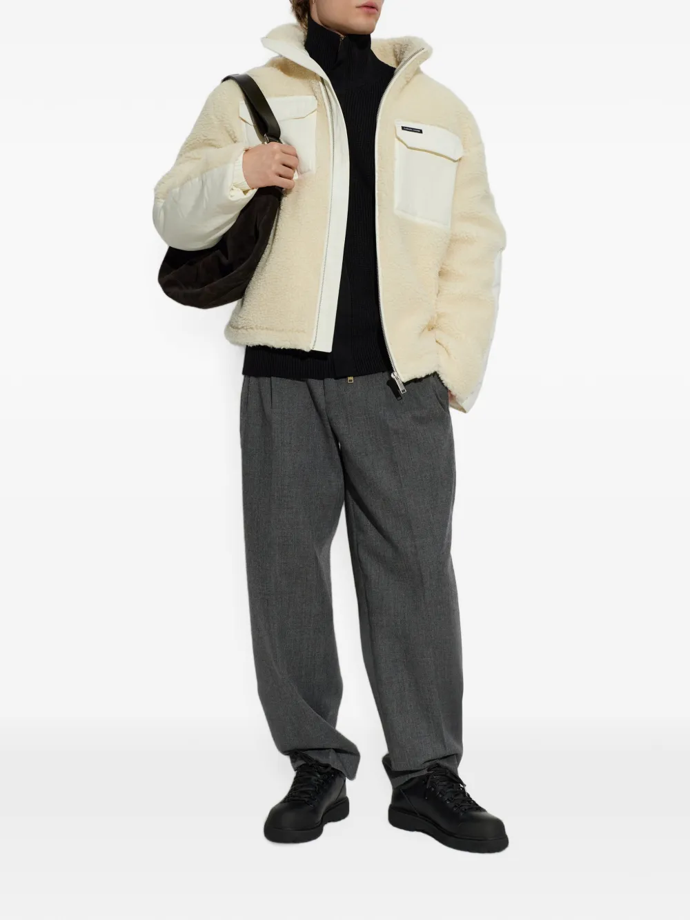 Canada Goose Harrier fleece jacket Beige