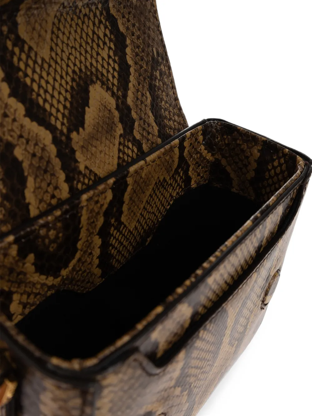 AMIRI Micro MA tas met python-reliëf Bruin