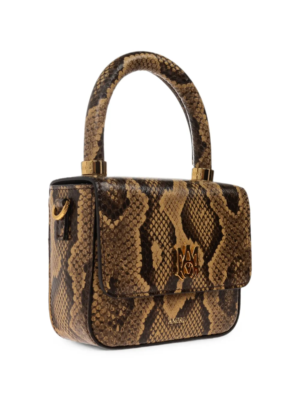 AMIRI Micro MA tas met python-reliëf Bruin