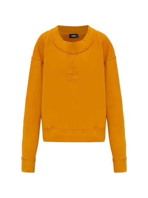 DSQUARED2 embroidered-logo cotton sweatshirt