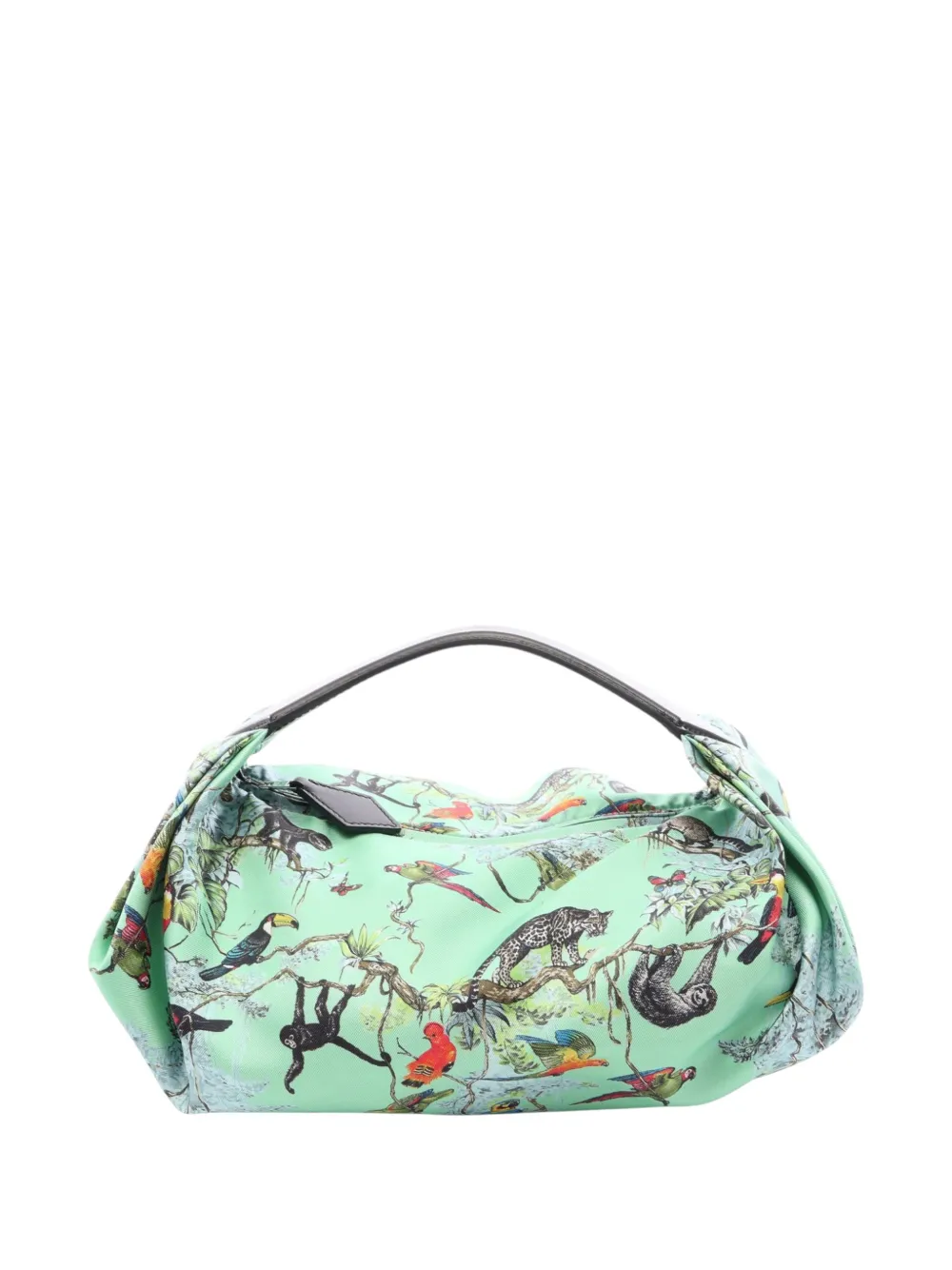 Hermès Pre-Owned sac à main Équateur Balusoie Bag en soie (2023) - Vert