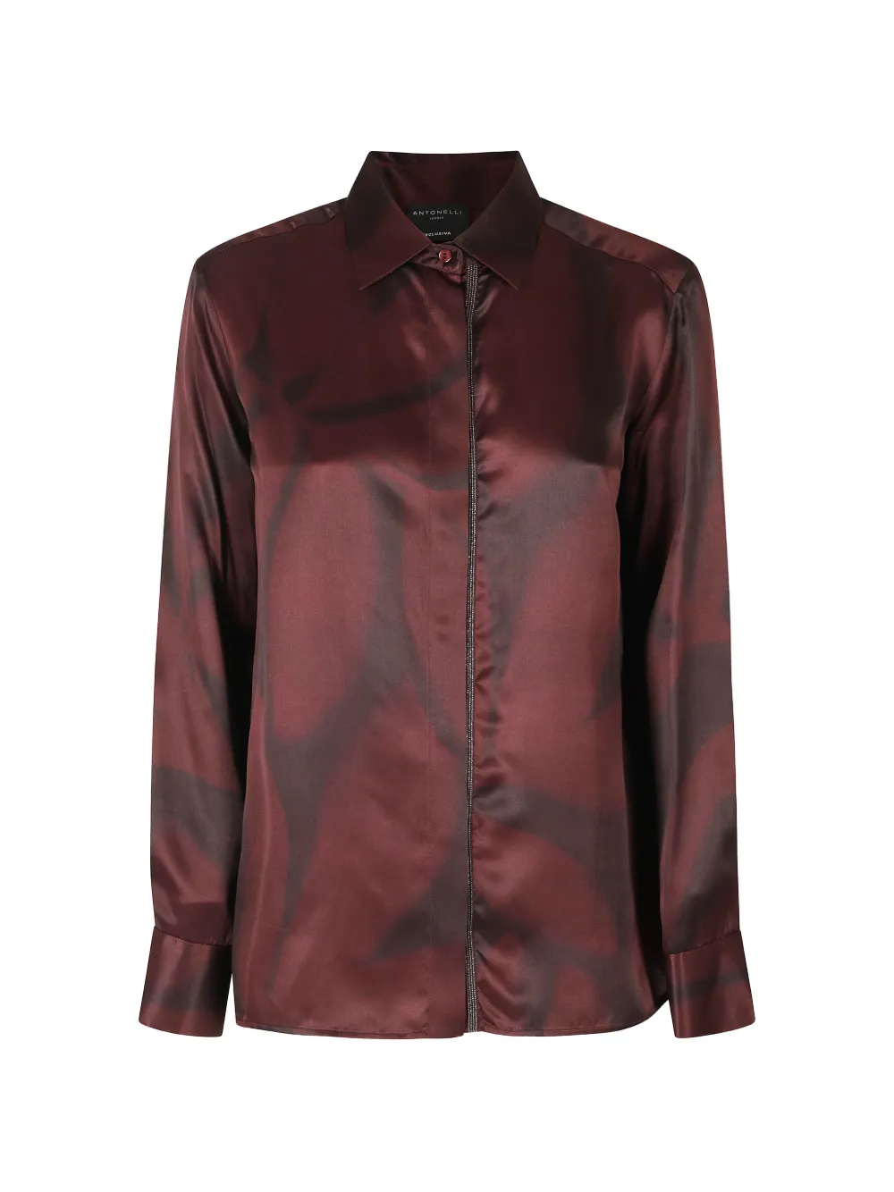 Antonelli Artemisia abstract-print shirt Rood