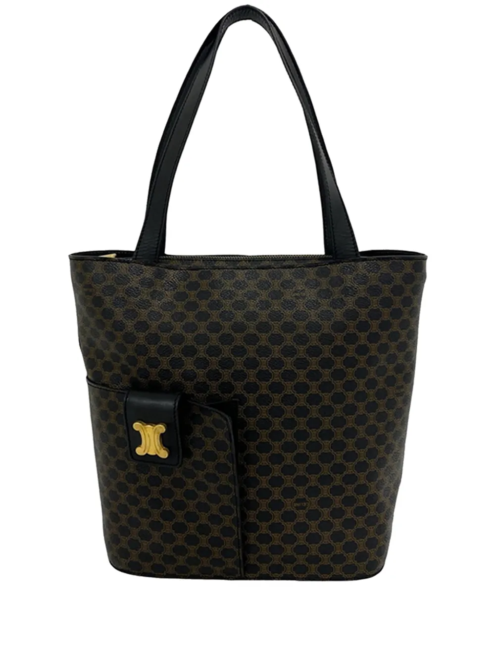 Celine Pre-Owned 1997 Macadam Canvas Tote Bag - Schwarz