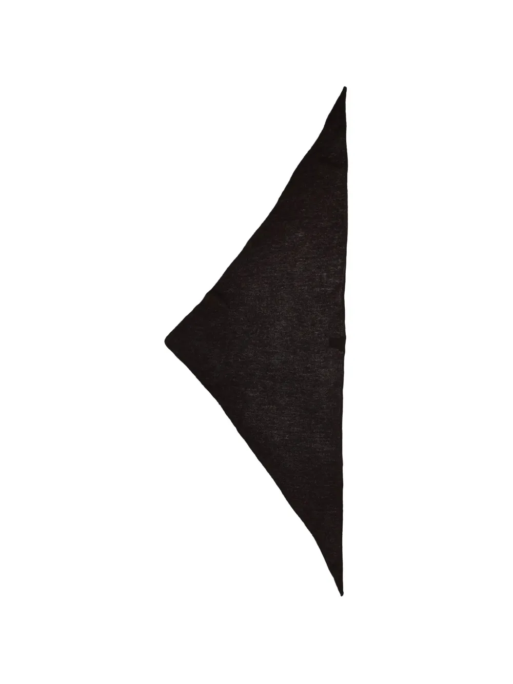 Alysi triangular knitted scarf