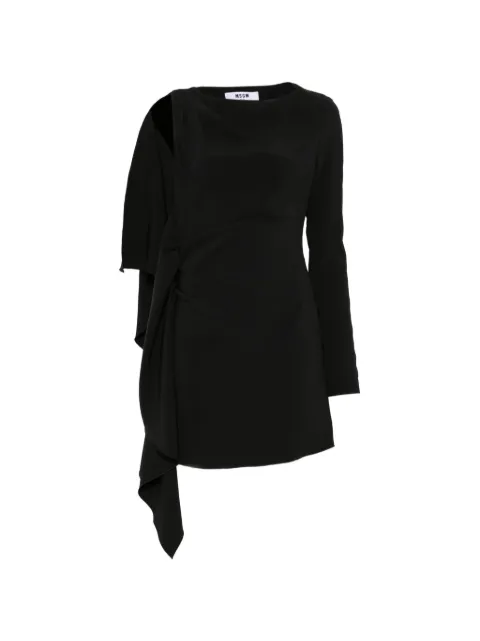 MSGM draped-detail mini dress