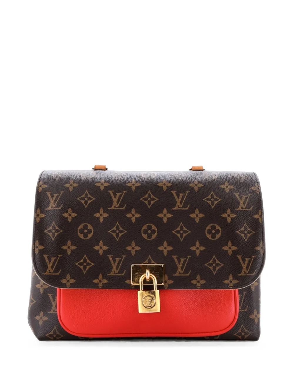 Louis Vuitton Pre-Owned Marignan Schultertasche aus Canvas mit Monogramm - Rot