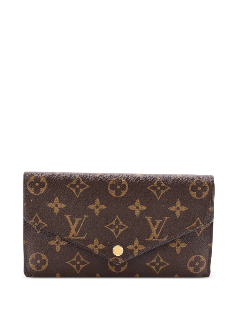 Louis Vuitton Pre-Owned Portafoglio piccolo Jeanne in tela con monogramma - Marrone