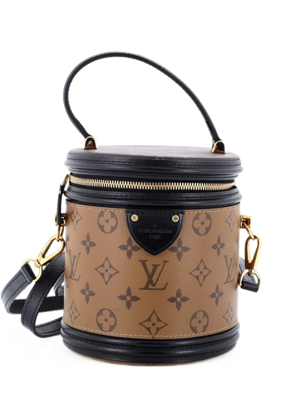 Louis Vuitton Pre-Owned Borsa a tracolla Cannes in tela con monogramma - Marrone
