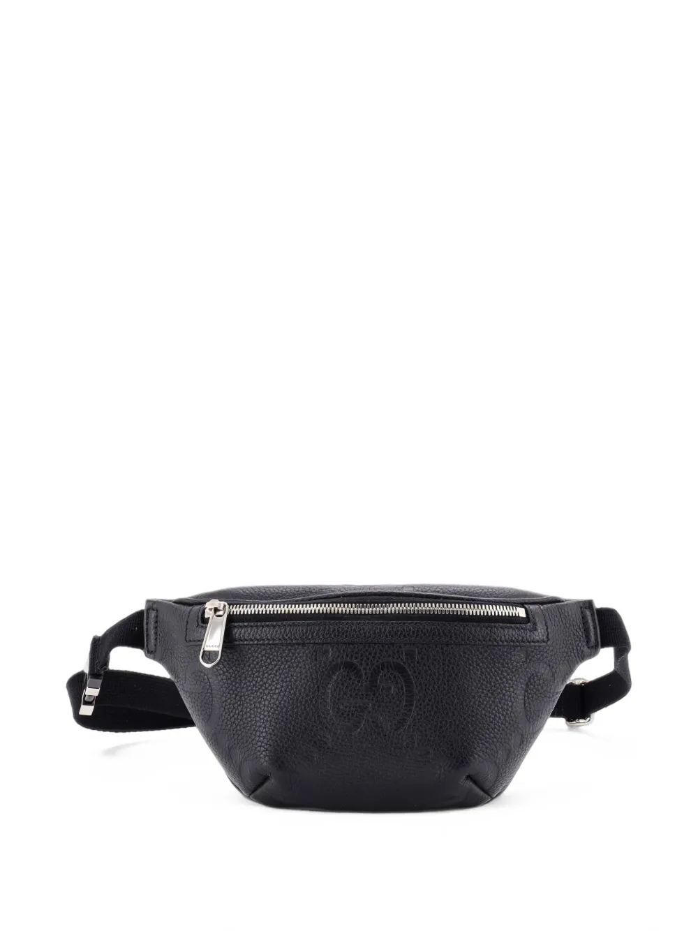 Gucci Pre-Owned petit sac banane en cuir à motif Jumbo GG embossé - Noir Gucci Pre-Owned petit sac banane en cuir à motif Jumbo GG embossé - Noir