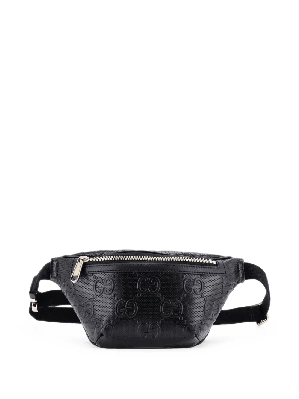 Gucci Pre-Owned GG Embossed Perforated Leather Small belt bag - Black
