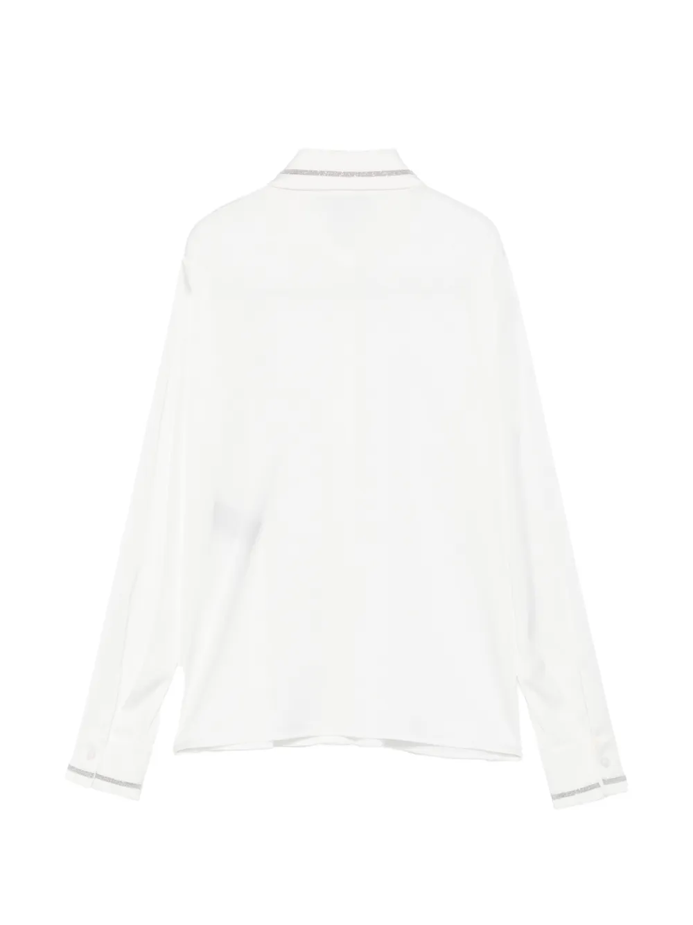D.Exterior Blouse met verfraaide afwerking Wit