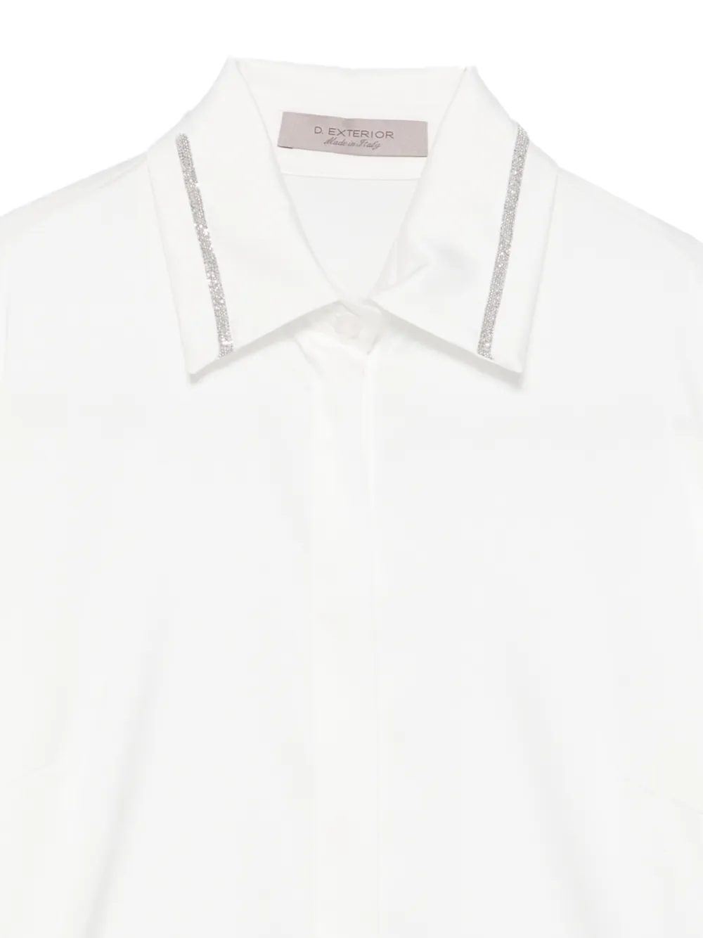 D.Exterior Blouse met verfraaide afwerking Wit