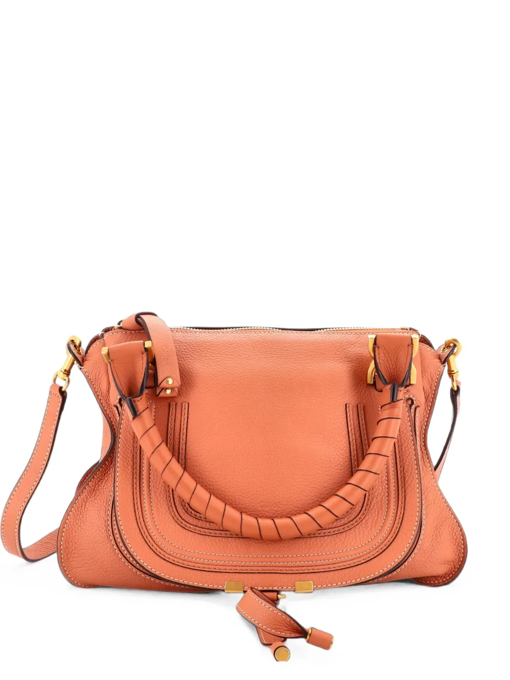 Chloé Pre-Owned Mittelgroße Marcie Satchel-Tasche - Rosa