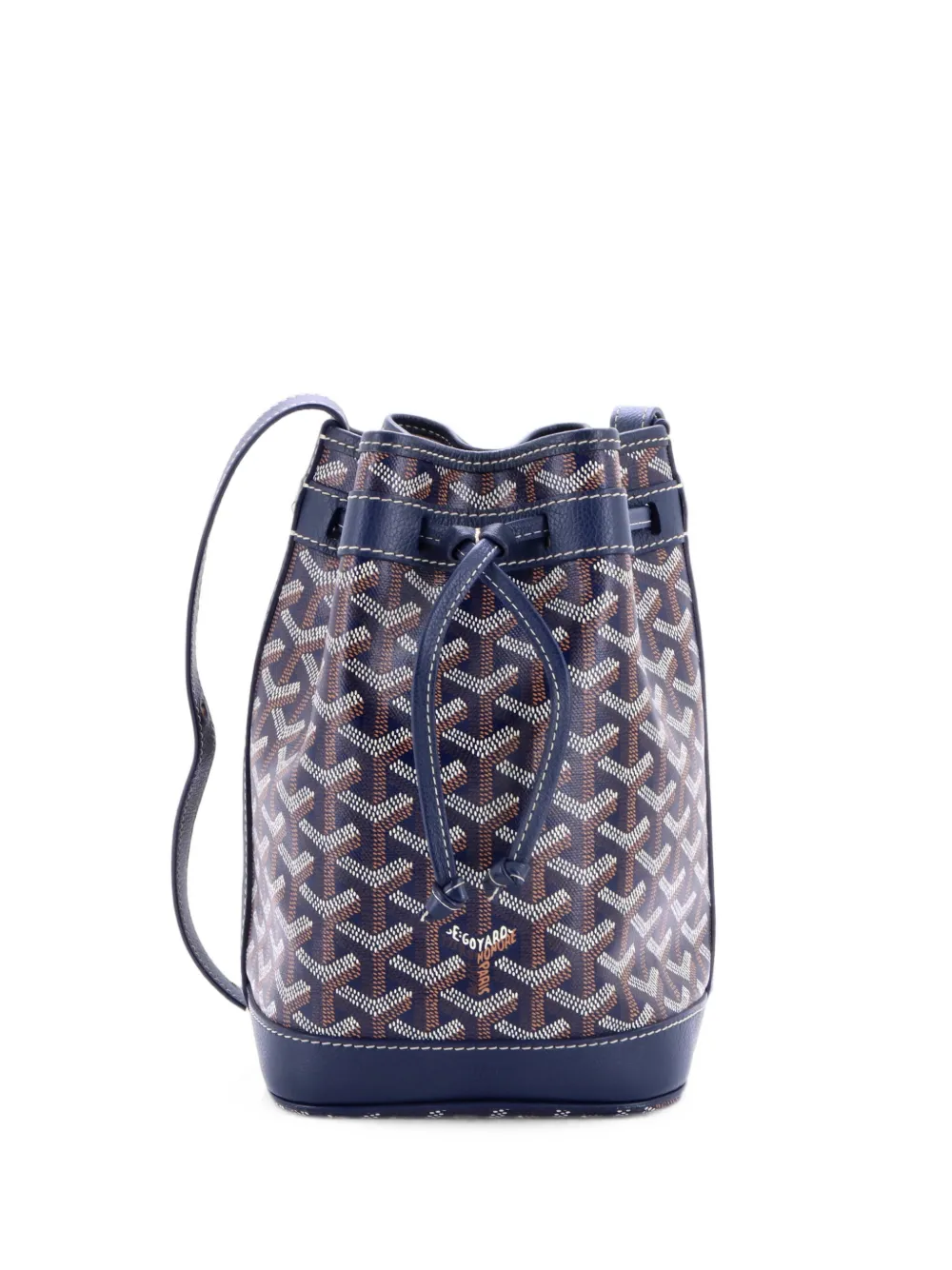 Goyard Pre-Owned sac seau Petit Flot Coated Canvas PM - Bleu