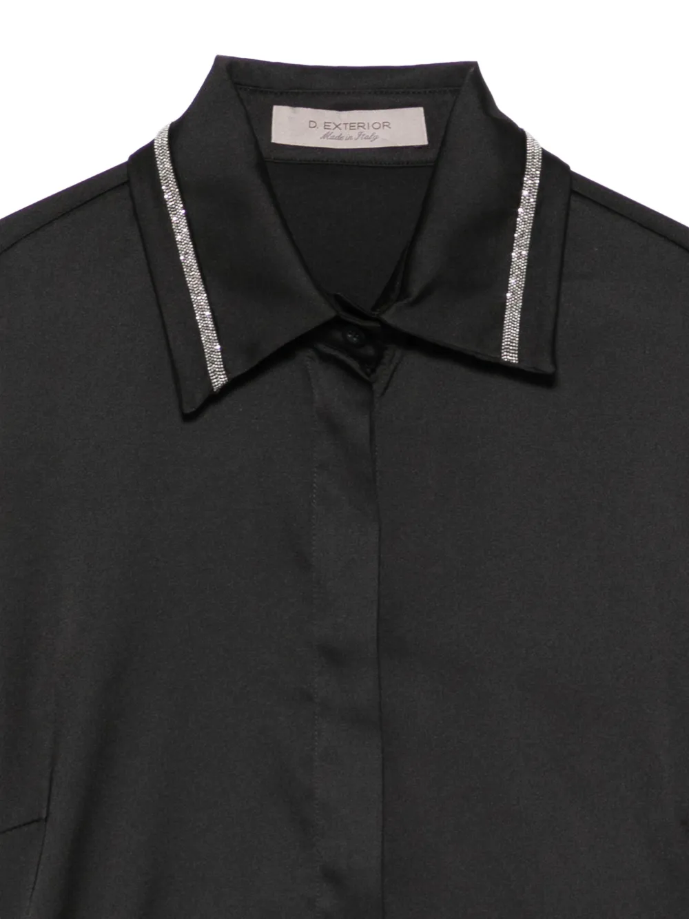 D.Exterior Blouse met verfraaide afwerking Zwart
