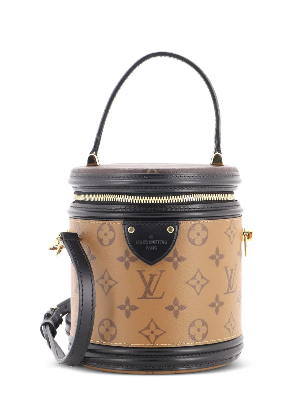 Louis Vuitton Pre-Owned Cannes Satchel-Tasche aus Canvas mit Reverse Monogramm - Braun