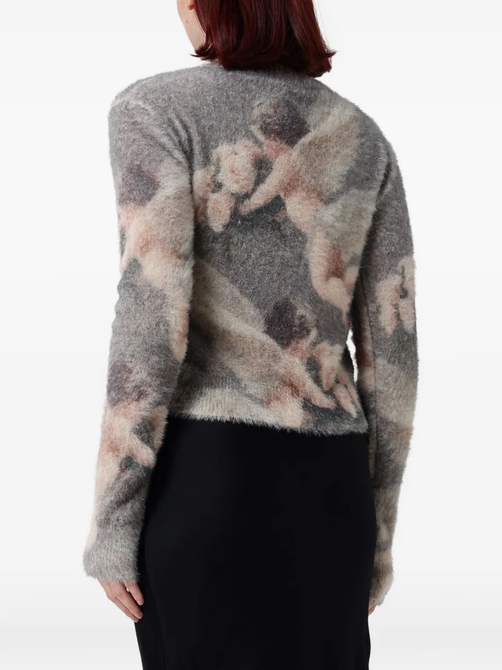 Fiorucci Angels-intarsia sweater Grijs
