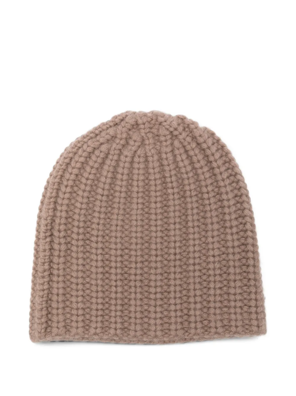 Liska Grofgebreide kasjmier muts Beige