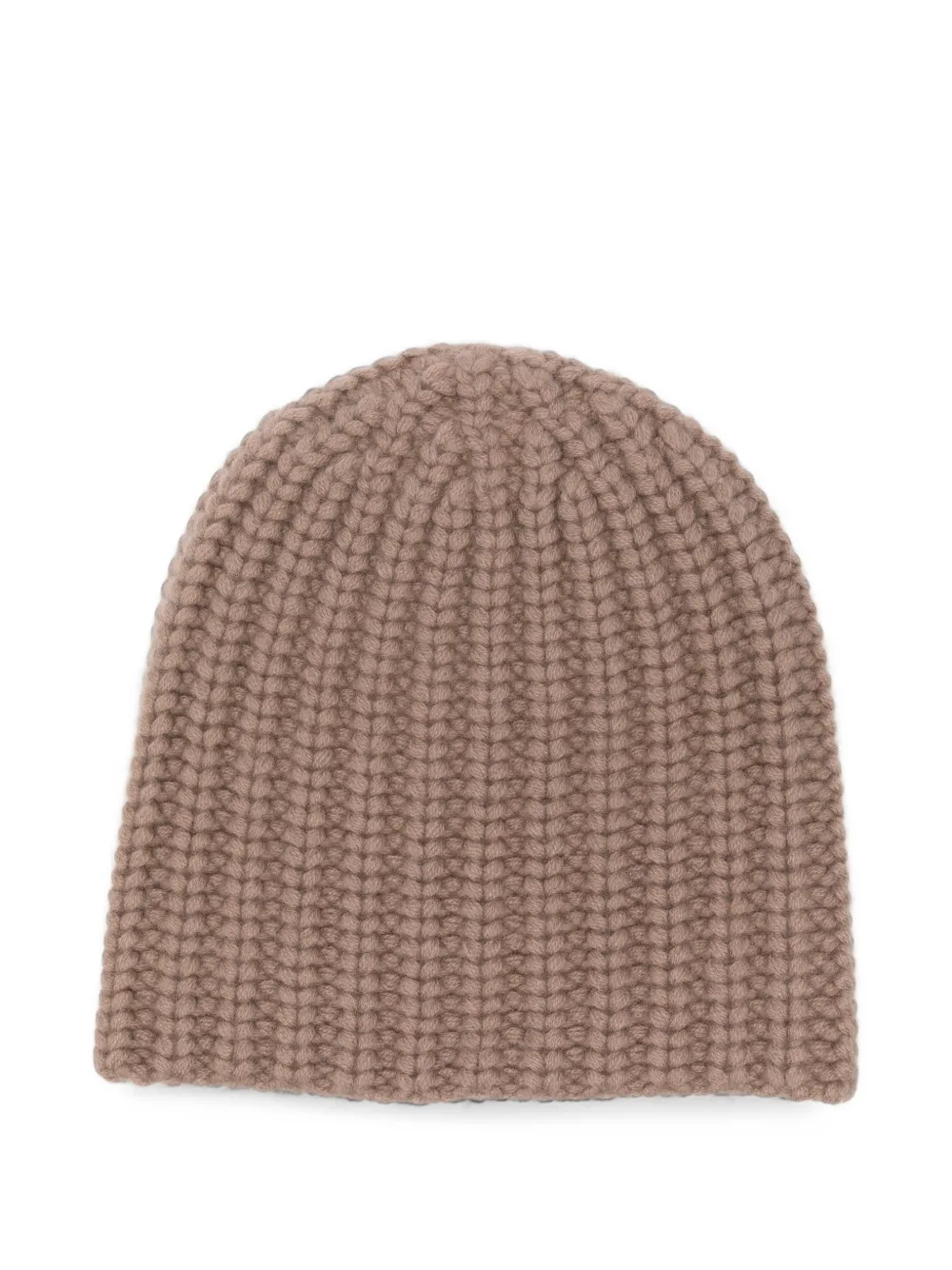 Liska Grofgebreide kasjmier muts Beige