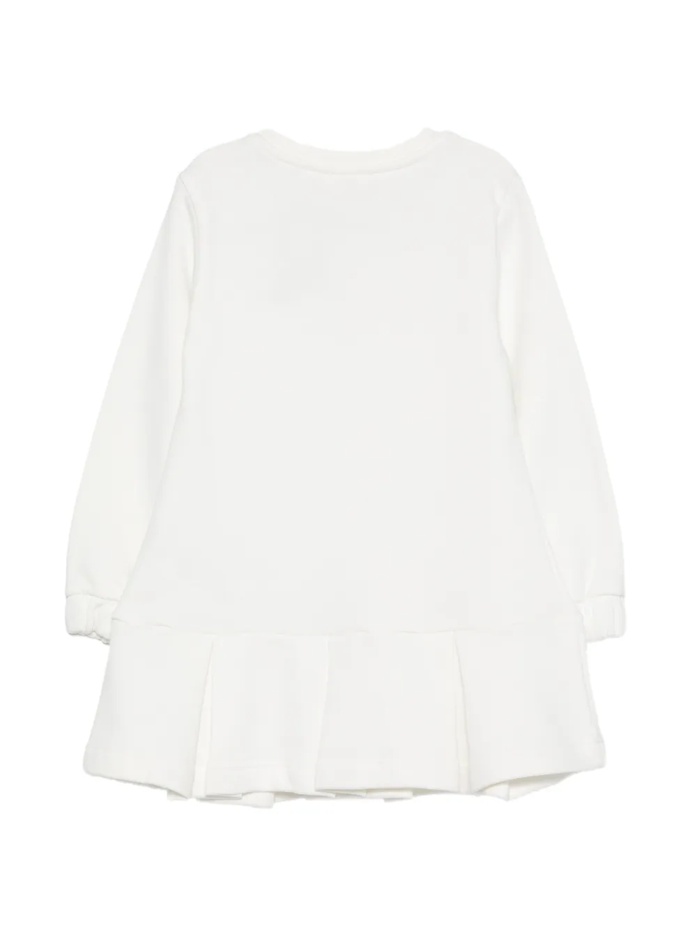 Elisabetta Franchi Kids Jurk met logoprint Wit