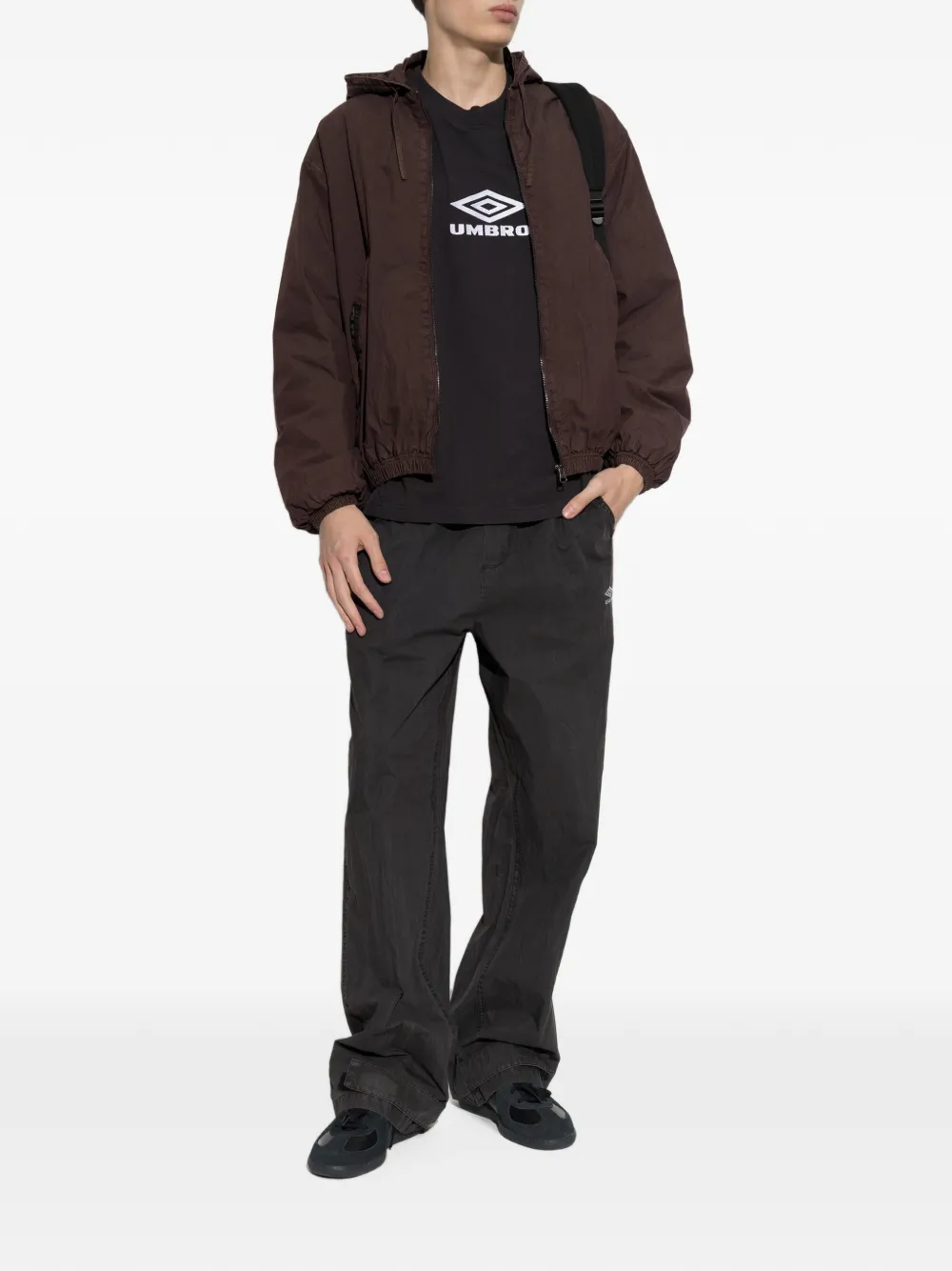UMBRO Jas met capuchon Bruin
