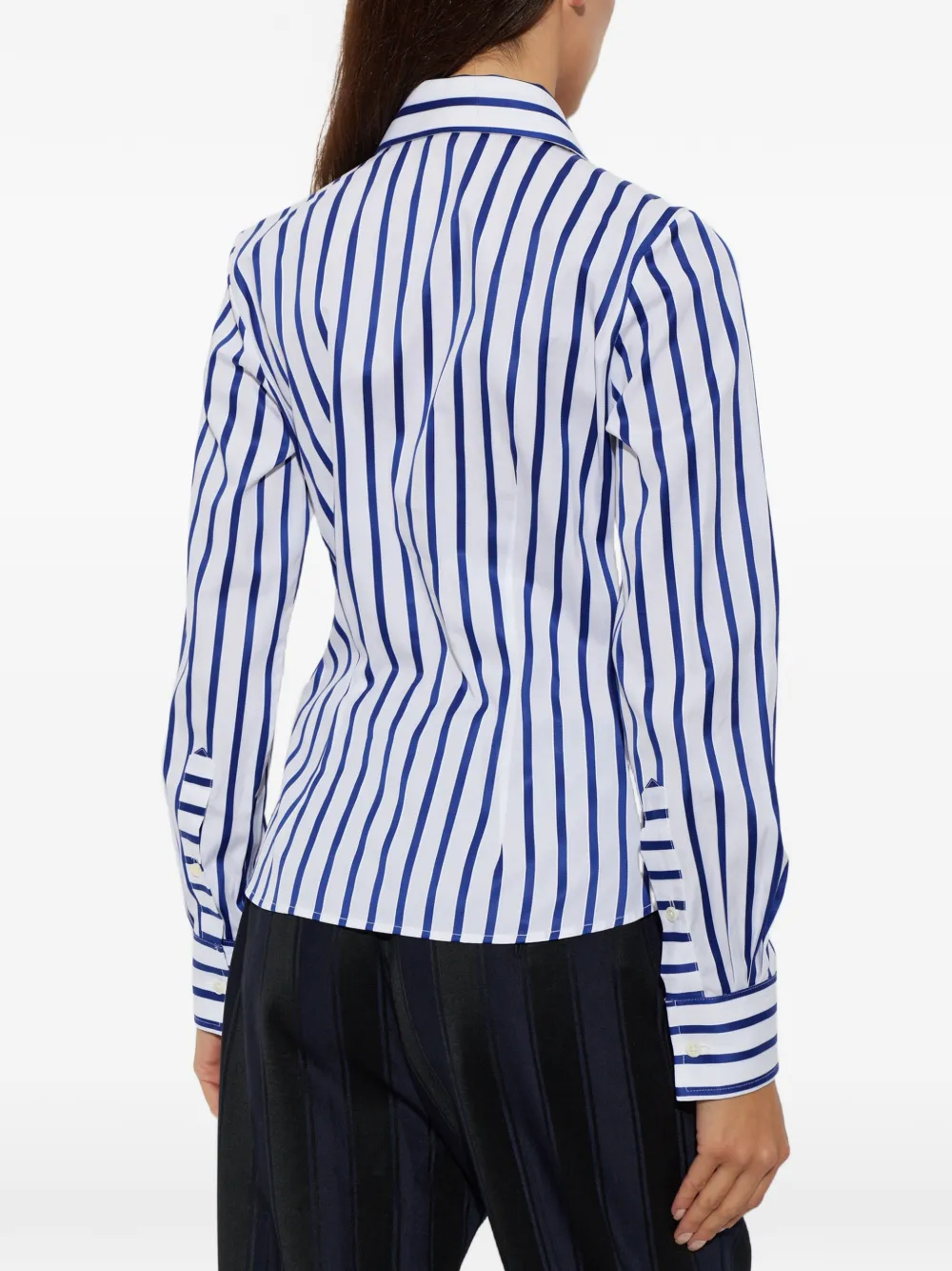 Vivienne Westwood Violin striped shirt Wit
