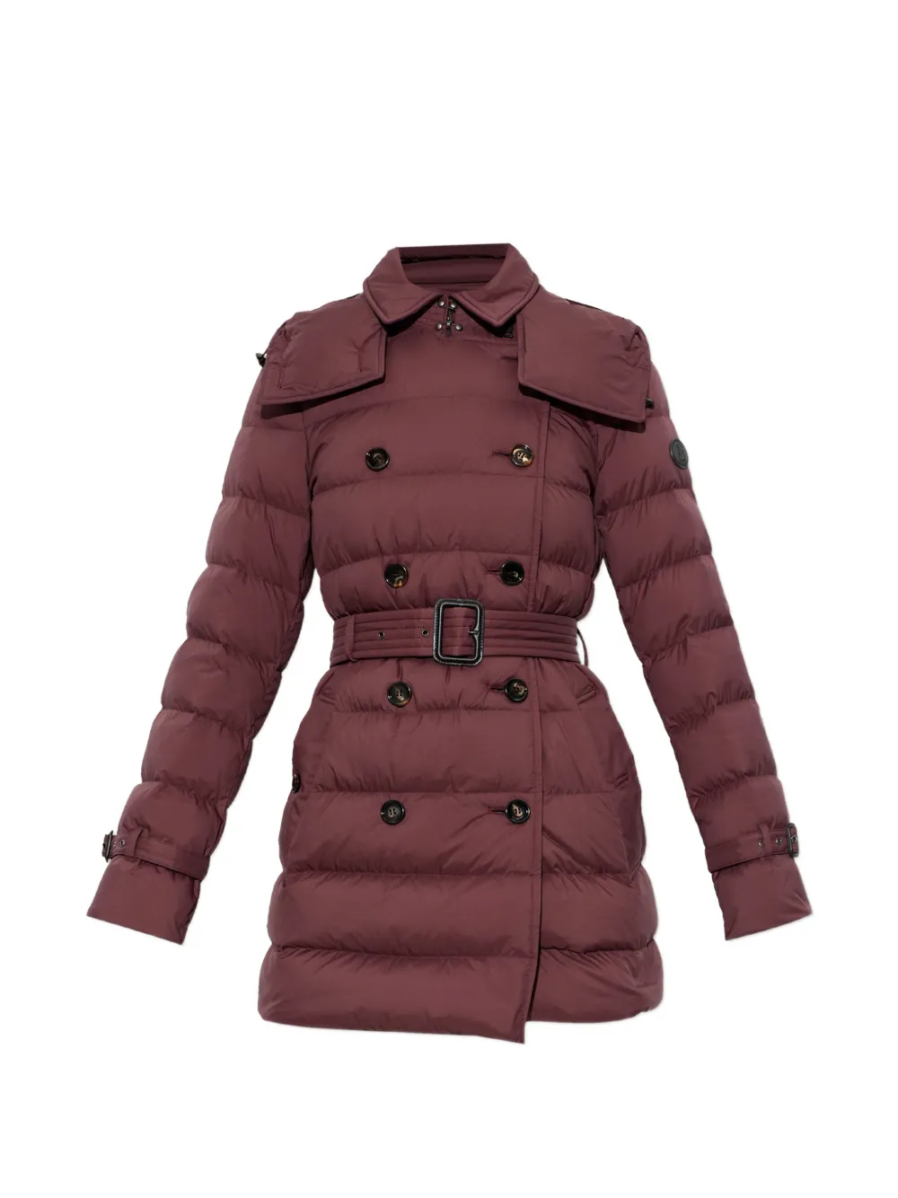 Burberry Audley double-breasted coat - Rosso