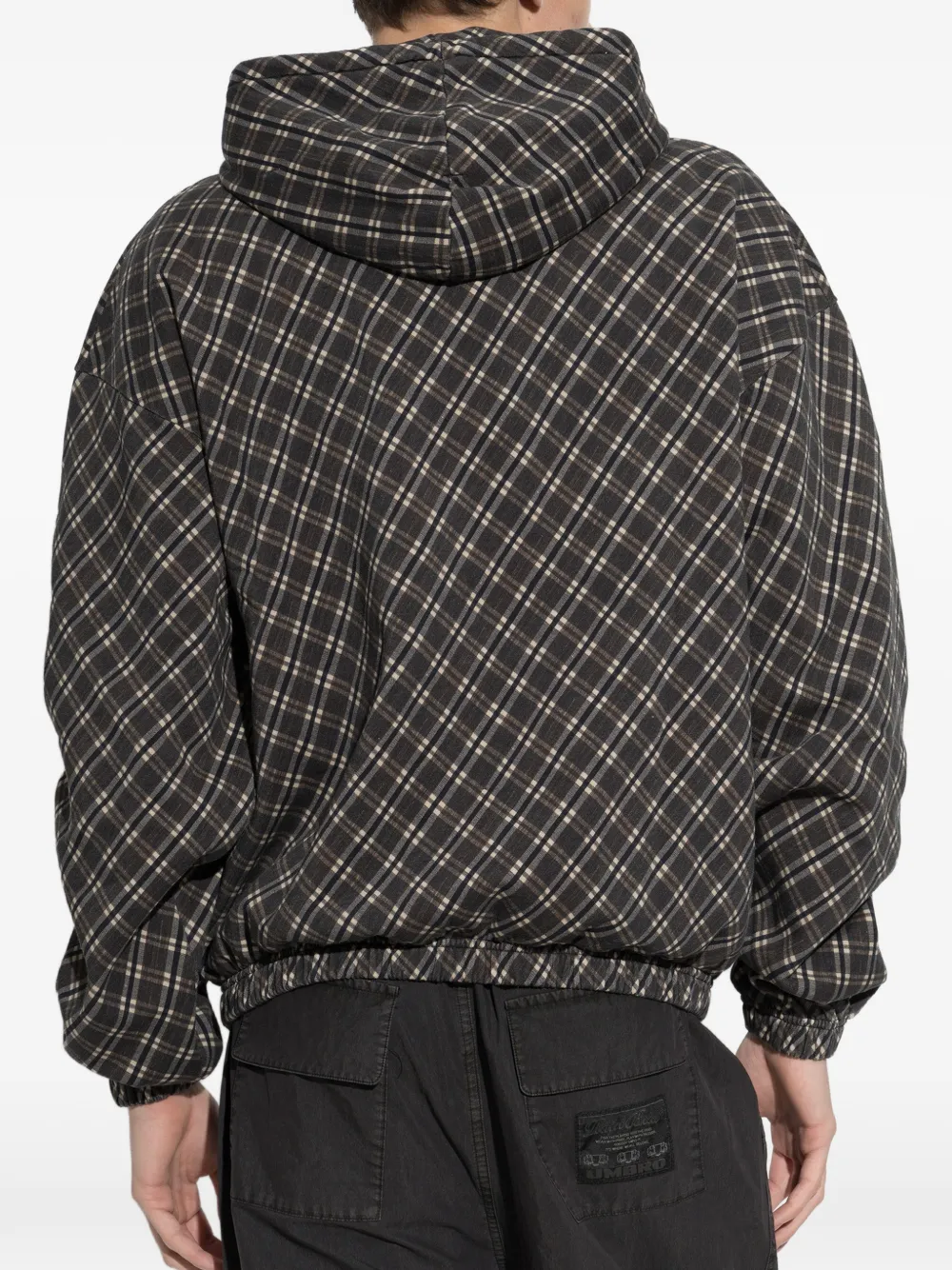 UMBRO plaid zip-up hoodie Bruin