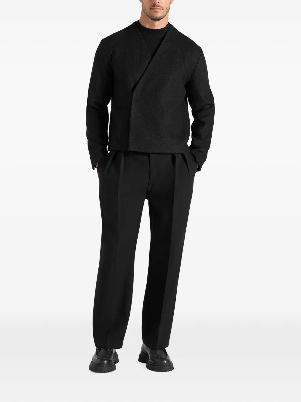 Manière De Voir Loris minimalistisch wollen jack Zwart