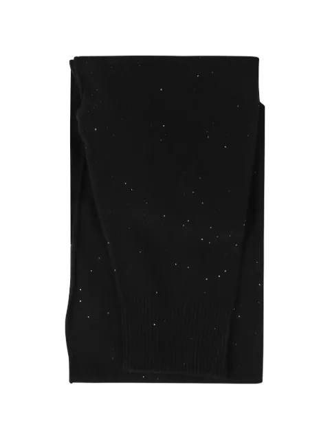 Antonelli sequin-embellished ribbed-knit scarf