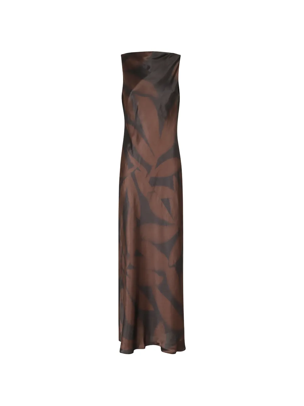 Antonelli leaf-print maxi dress Bruin