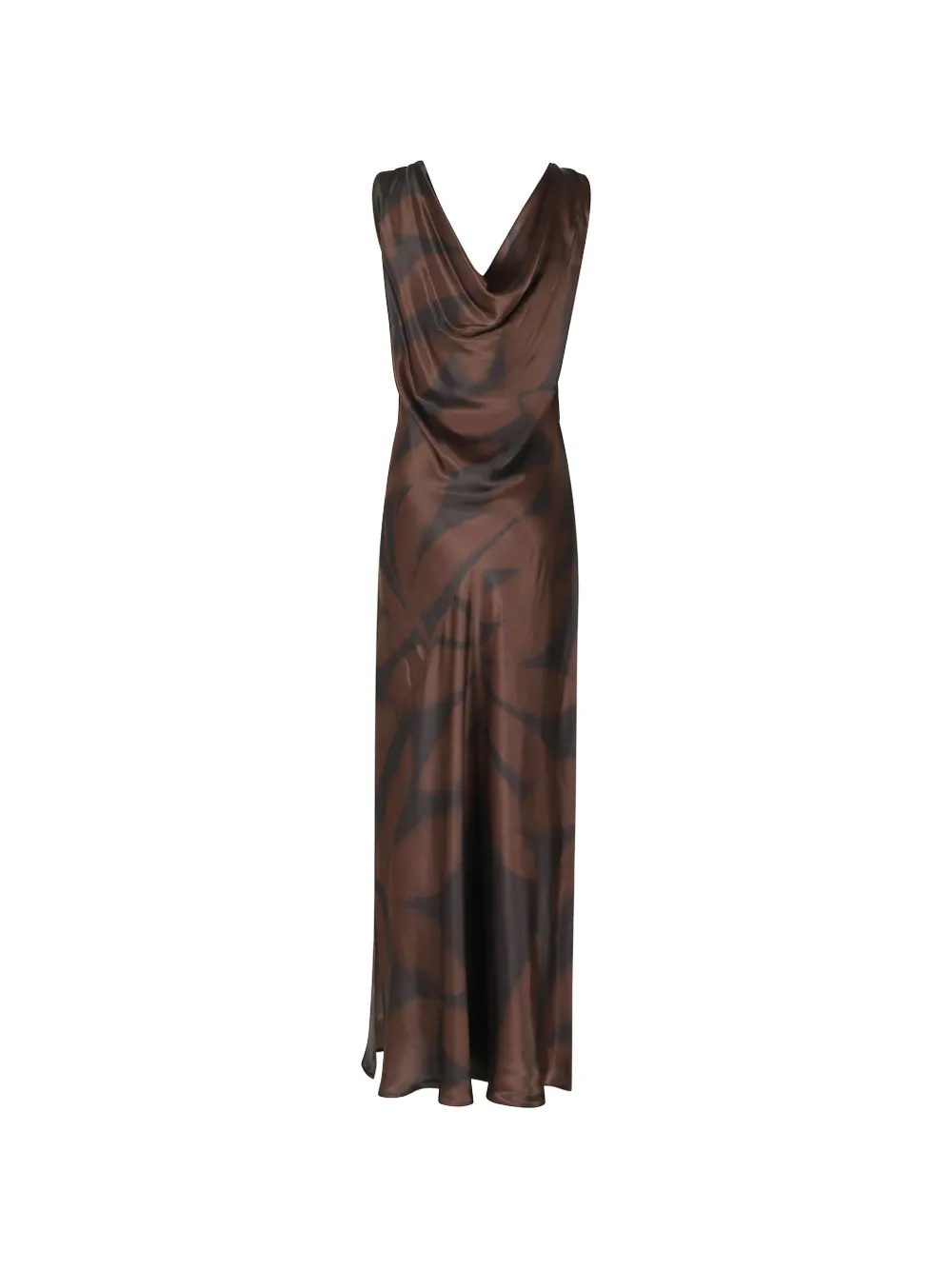 Antonelli leaf-print maxi dress Bruin