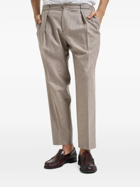 Briglia 1949 pleated straight-leg trousers