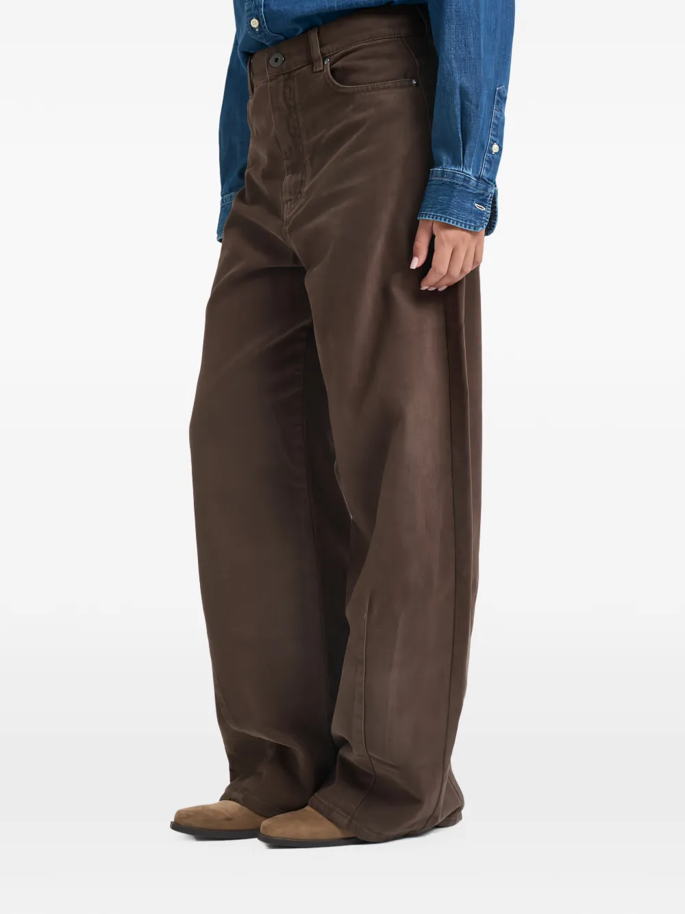 Weekend Max Mara wide-leg trousers Bruin