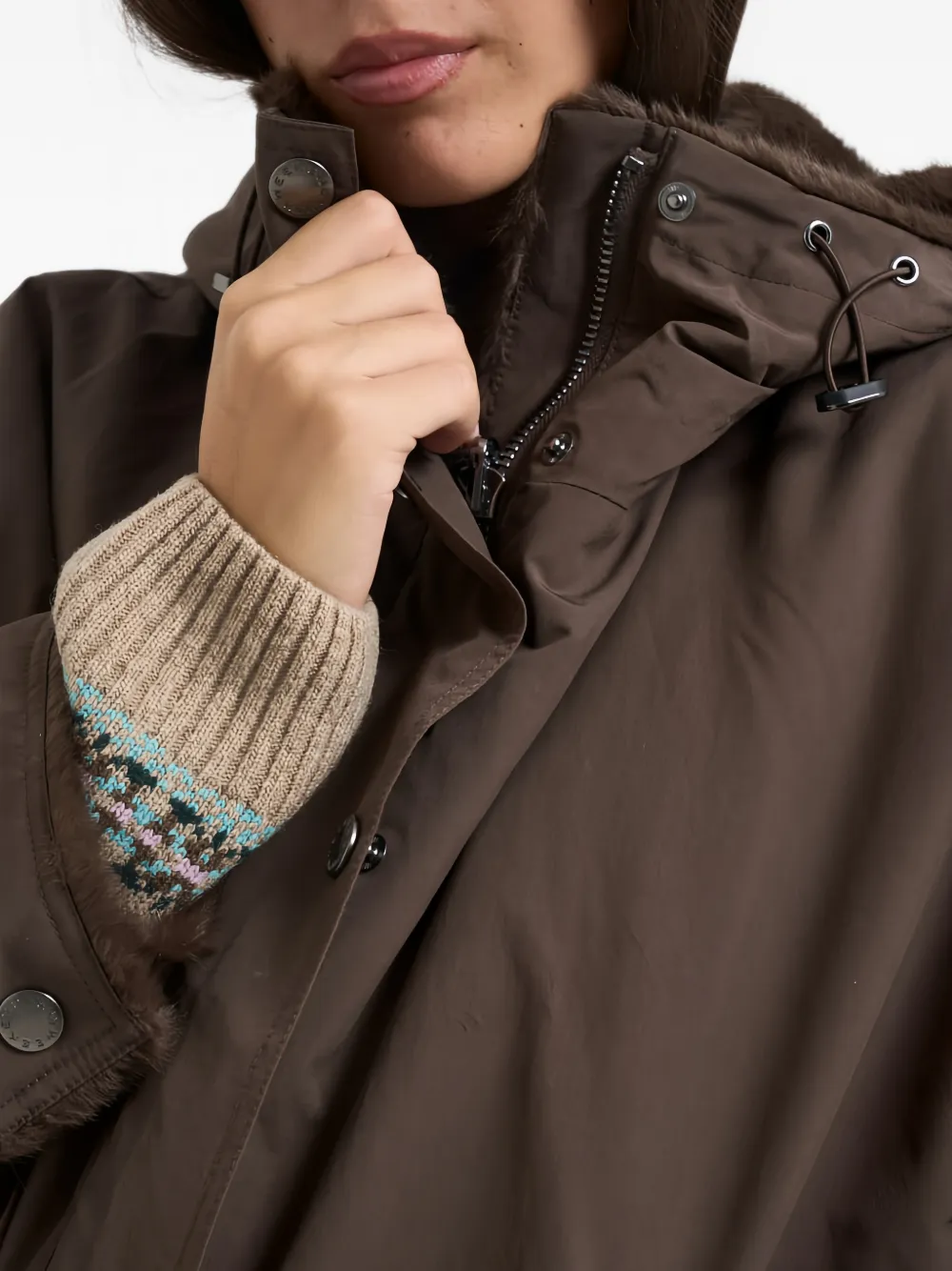 Weekend Max Mara reversible hooded jacket Bruin